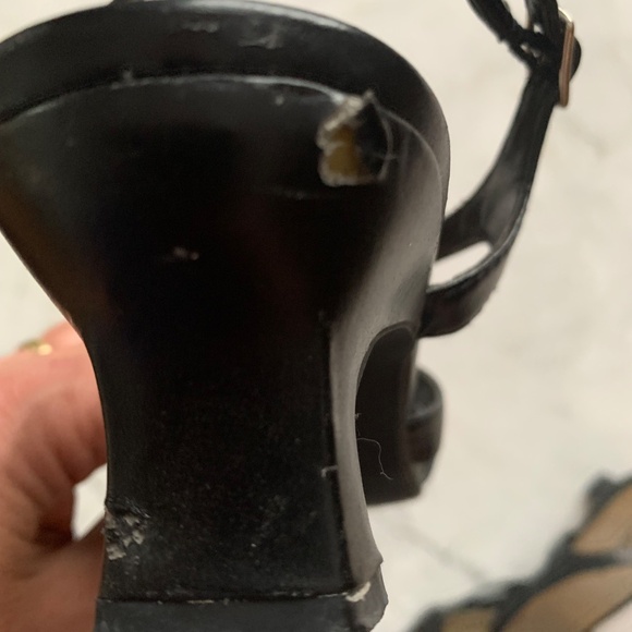 Women’s Black Ankle Strap Sandals - Picture 6 of 6